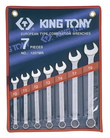 Bộ cờ lê vòng miệng hệ inch 7 chi tiết Kingtony 1207SR