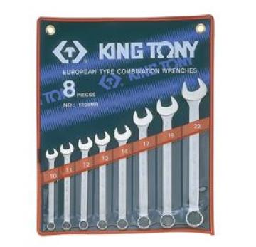 Bộ cờ lê vòng miệng 8 chi tiết hệ mét Kingtony 1208MR