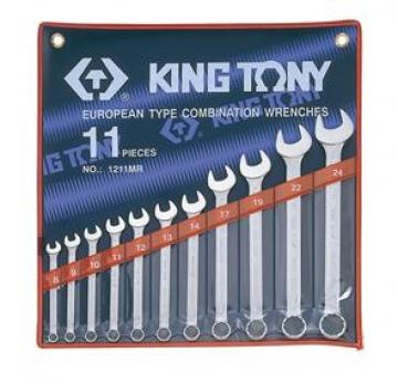 Bộ cờ lê vòng miệng 11 chi tiết hệ inch Kingtony 1211SR