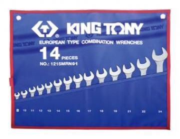 Bộ vòng miệng 14 cái 8-24mm Kingtony 1215MRN01