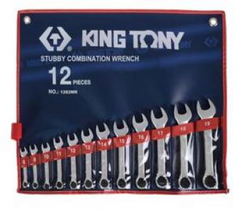 Bộ cờ lê vòng miệng ngắn 12 chi tiết Kingtony 1282MR