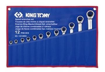 Bộ cờ lê vòng miệng tự động 8-24mm Kingtony 12212MRN