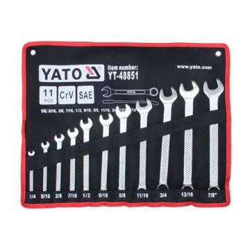 11PCS-BỘ CỜ LÊ VÒNG MIỆNG HỆ INCH YATO YT-48851