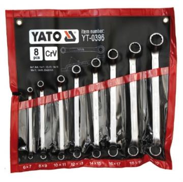 8PCS-BỘ CỜ LÊ 2 ĐẦU TRÒNG HỆ MÉT YATO YT-0396